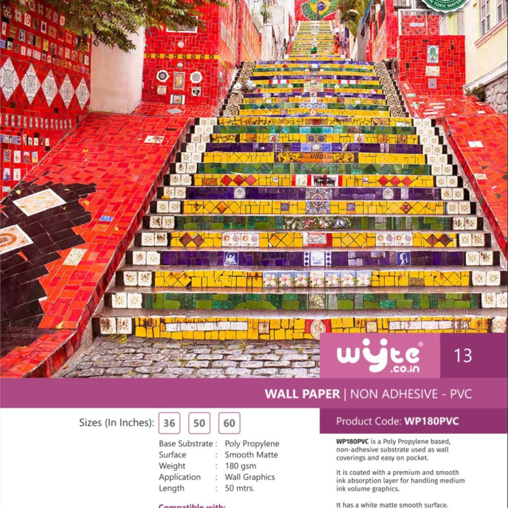 Wyte Pvc Self Adhesive Wallpaper Roll
